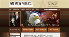 Desktop Screenshot of phillipsfamilyandbankruptcylaw.com